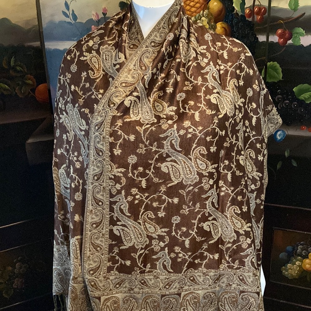 New imported mocha brown Diva pashmina